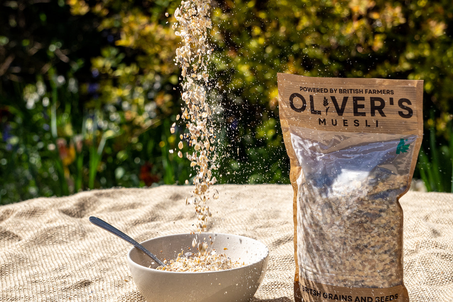healthy sustainable muesli british grains seeds organic farming regenerative farming suffolk local produce
