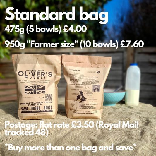 Oliver's Muesli and Overnight Oat Mix - Original good for you and the planet mix